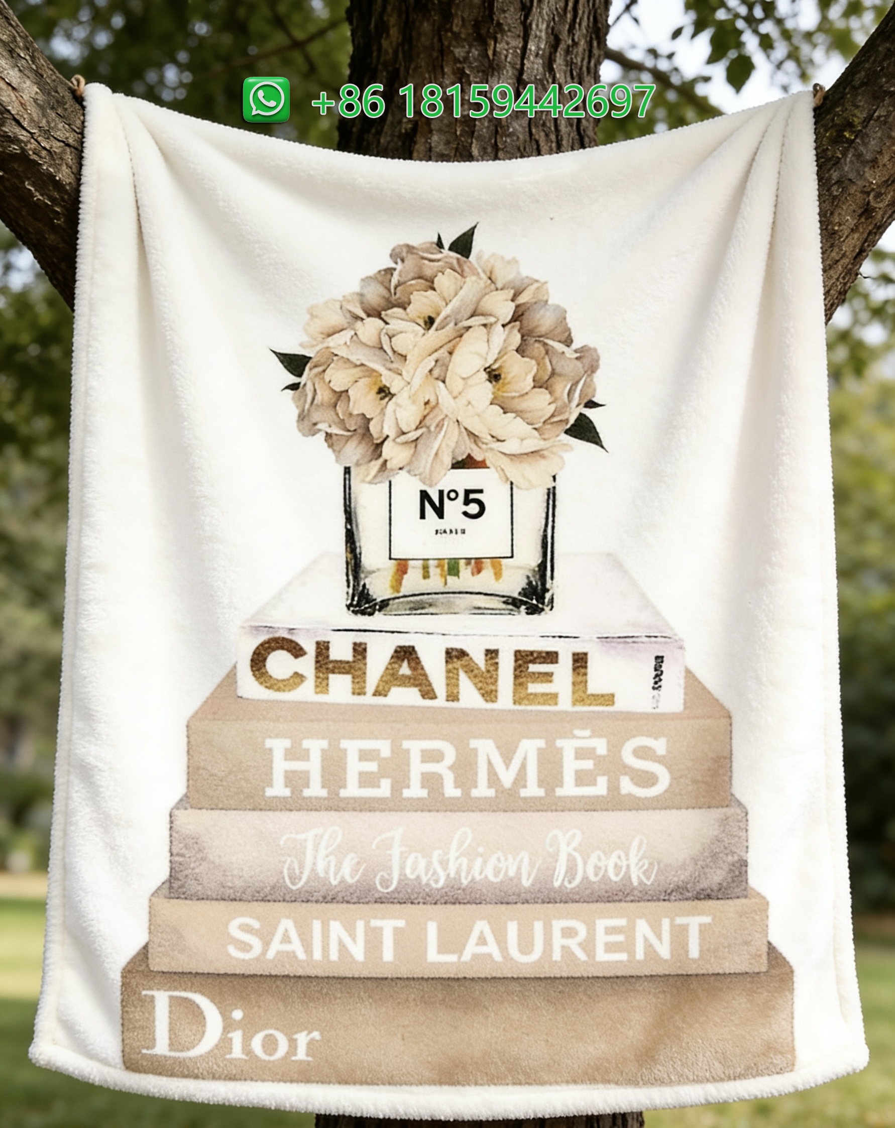 Chanel Throw Blankets